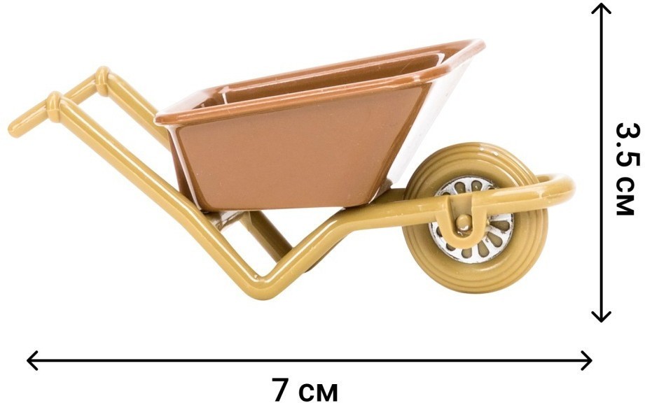 Игрушки фигурки в наборе серии "На ферме", 6 предметов (фермер, 2 козлика, ограждение-загон, инвентарь) (MM205-399)