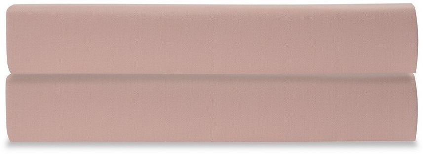 Простыня на резинке из сатина цвета пыльной розы из коллекции essential, 200х200х30 см (70551)
