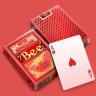 Карты "Bee Metalluxe Red" (47033)