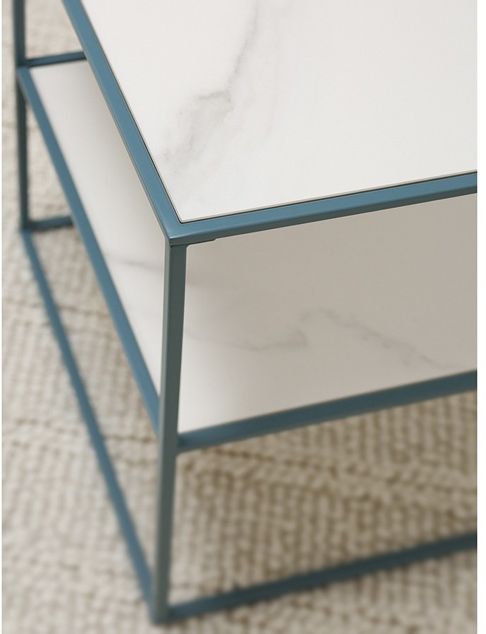 Столик приставной mayen, 38х38 см, бирюзовый (76072)