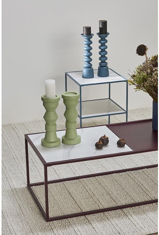 Столик приставной mayen, 38х38 см, бирюзовый (76072)