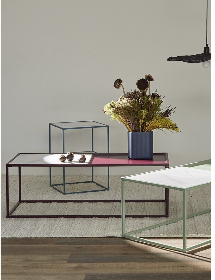 Столик приставной mayen, 38х38 см, бирюзовый (76072)