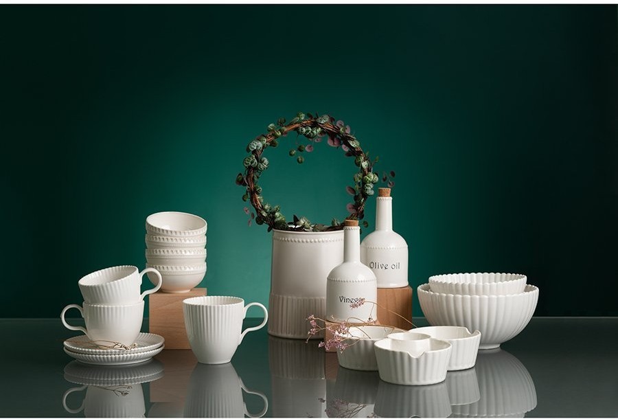 Менажница белого цвета из коллекции kitchen spirit (73609)