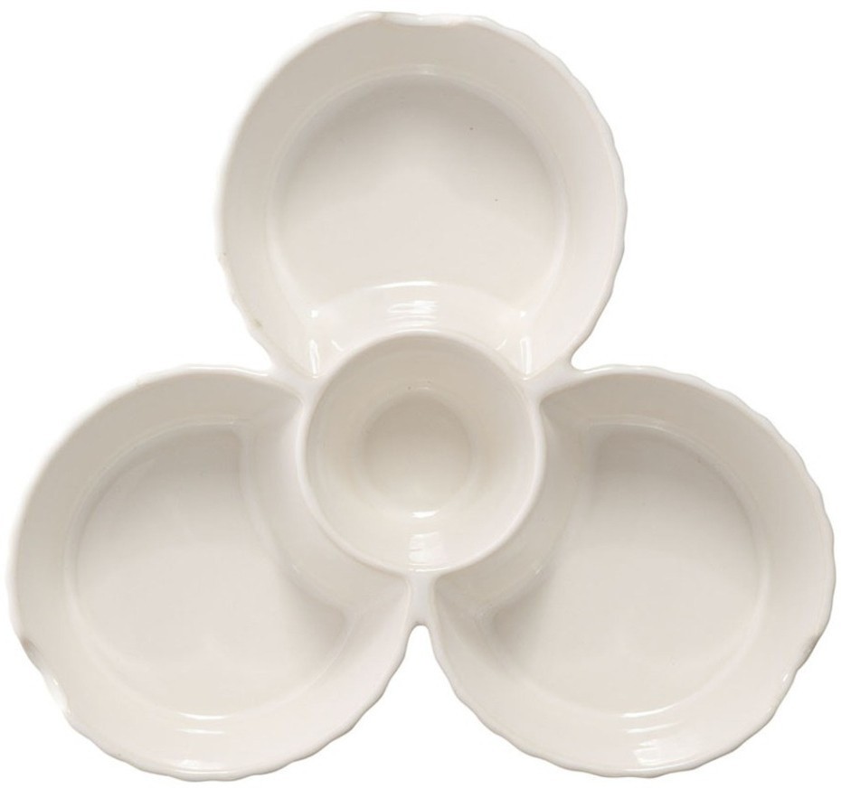 Менажница белого цвета из коллекции kitchen spirit (73609)