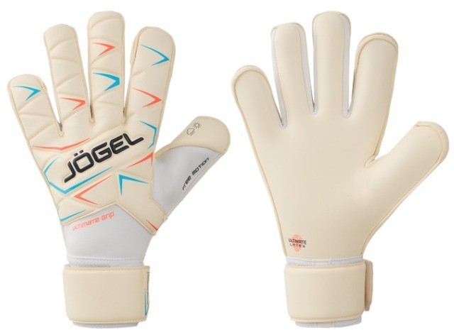 Перчатки вратарские JOGEL Legend UL4 Roll Negative, белый (2119316)