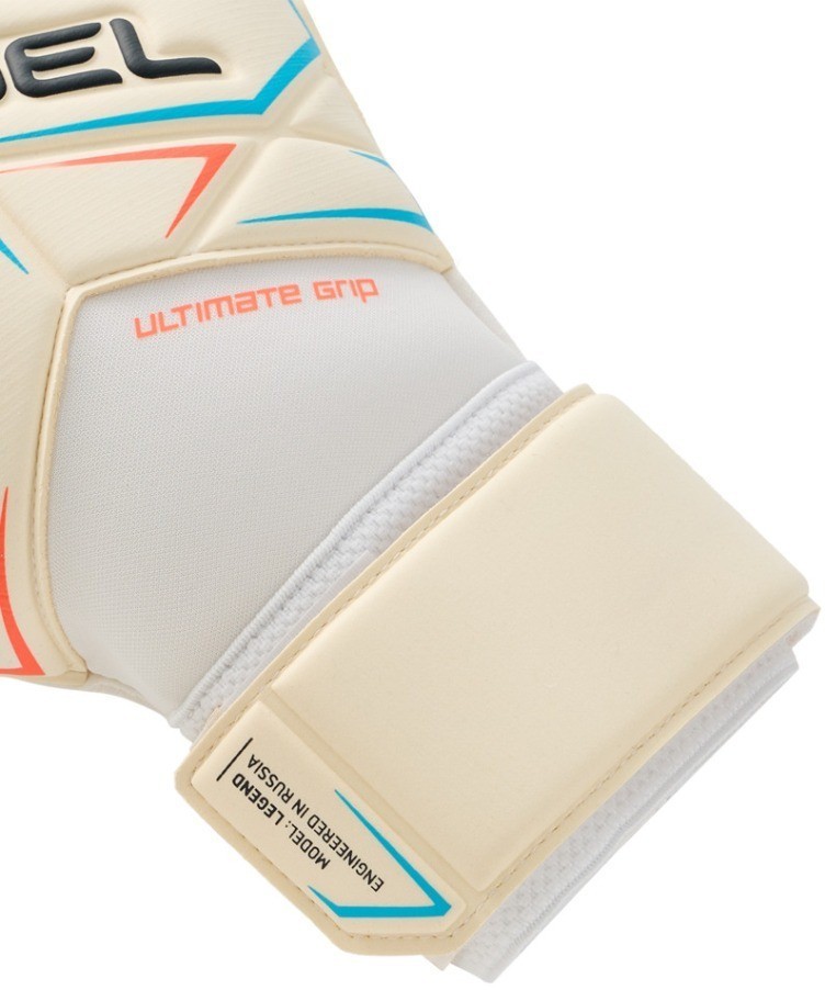 Перчатки вратарские JOGEL Legend UL4 Roll Negative, белый (2119316)