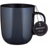 Кружка bronco "gloss" 400 мл черная (407-137)