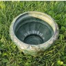 Кашпо малахит, керамика, диаметр 39 см (D-15-1559)