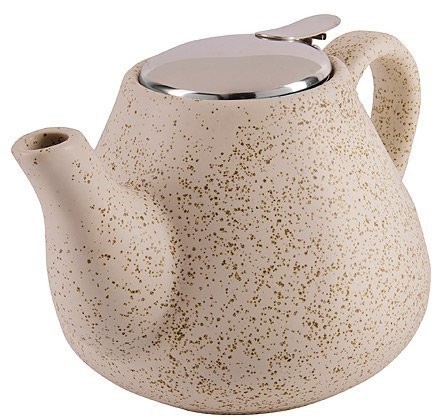 Заварочный чайник 950мл керамика БЕЖЕВЫЙ LR (29358)