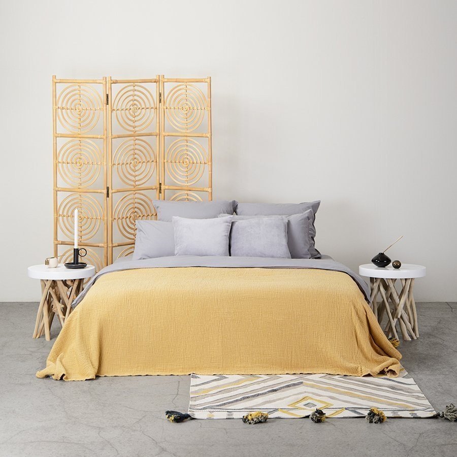 Набор из двух наволочек серого цвета из органического стираного хлопка из коллекции essential, 50х70 см (69383)