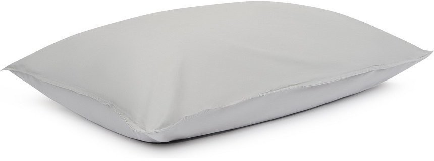 Набор из двух наволочек серого цвета из органического стираного хлопка из коллекции essential, 50х70 см (69383)