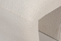 Банкетка букле белый d54*40,5*45,5см (TT-00013471)