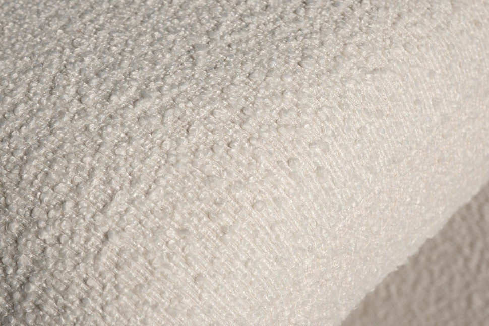 Банкетка букле белый d54*40,5*45,5см (TT-00013471)