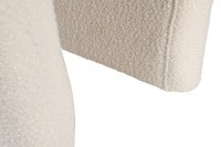 Банкетка букле белый d54*40,5*45,5см (TT-00013471)