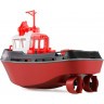 Радиоуправляемый буксир Tugboat черный 2.4G 1:72 (HL-3800-B)