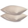 Набор наволочек из премиального сатина бежевого цвета из коллекции essential, 50х70 см (77135)