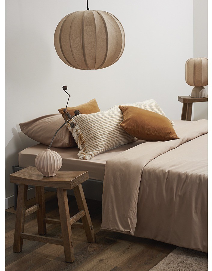 Набор наволочек из премиального сатина бежевого цвета из коллекции essential, 50х70 см (77135)