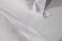 Простыня сатин 400TC, белый, 270*280 (TT-00014771)