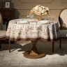 Скатерть овальная " royal garden" 140х180см ,белый ,100% хлопок ,твил с пропиткой Lefard (850-754-25)