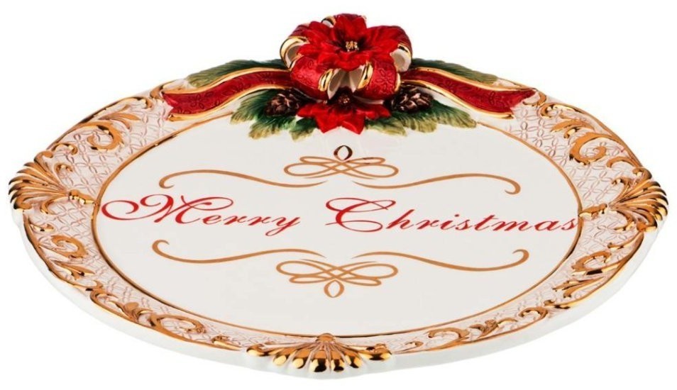 Блюдо круглое "christmas" 36*5 см Lefard (848-002)