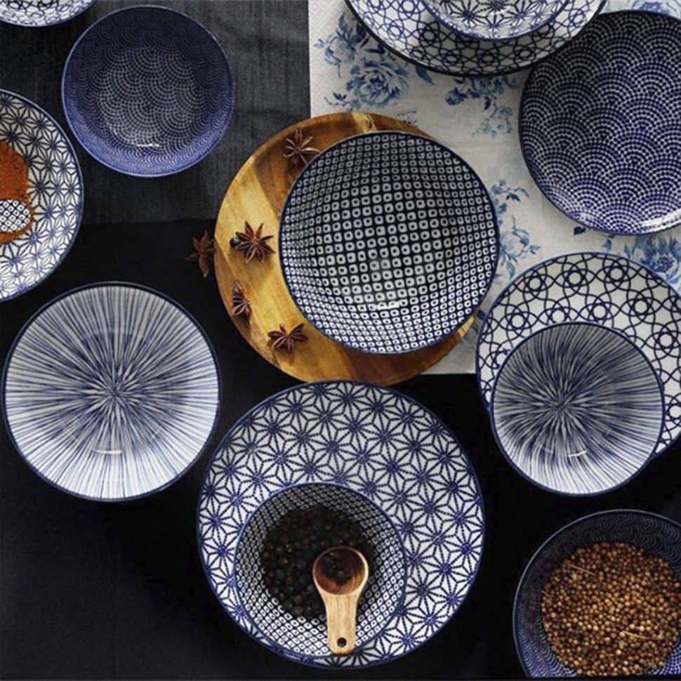 Тарелка 17952, 16 см, фарфор, blue, TOKYO DESIGN