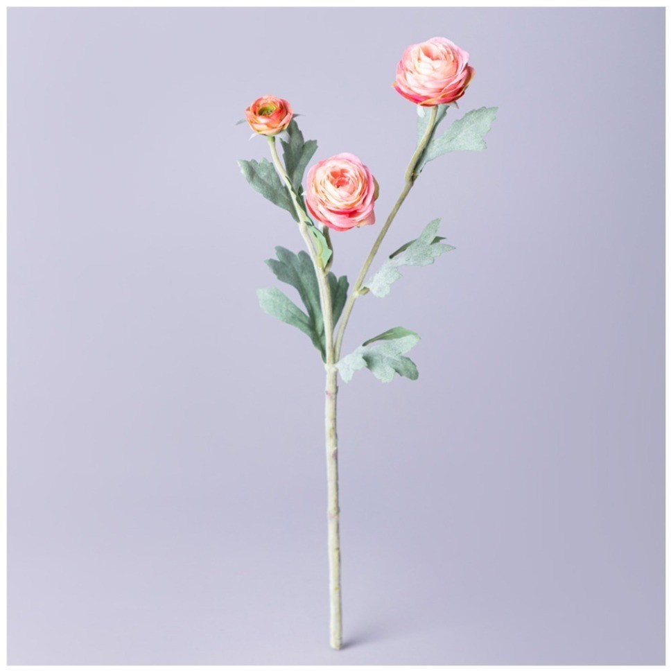 Цветок искусственный "ранункулюс" высота=43см. Lefard (287-533)