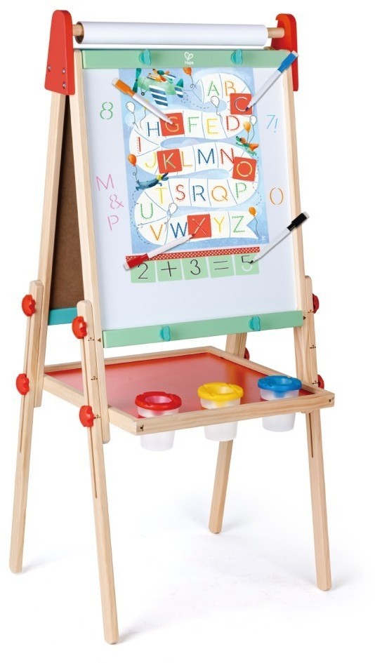 Развивающий игровой набор 3 в 1 для детей (учим английский алфавит, учим счет, рисуем по трафаретам) (E1070_HP)