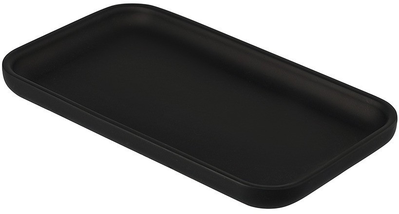 Подставка для ванных принадлежностей slim, черная, большая (78880)