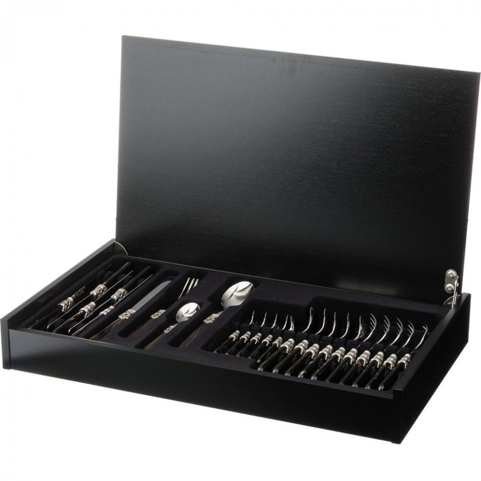 Набор столовых приборов "ginevra brown"   на 6 персон 24 пр. Eme (638-013)