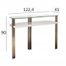 Консоль Bel Air 122.4*41*90см (TT-00011541)