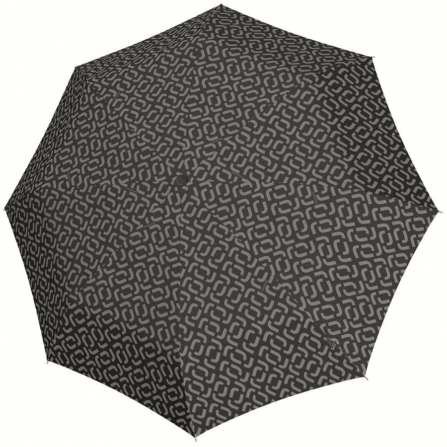 Зонт механический pocket classic signature black (72256)