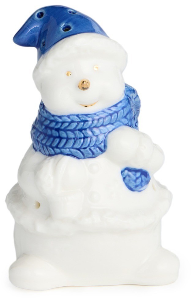 Статуэтка "снеговик" с led-подсветкой 6.4х6,3х10,3 см Lefard (146-2243)