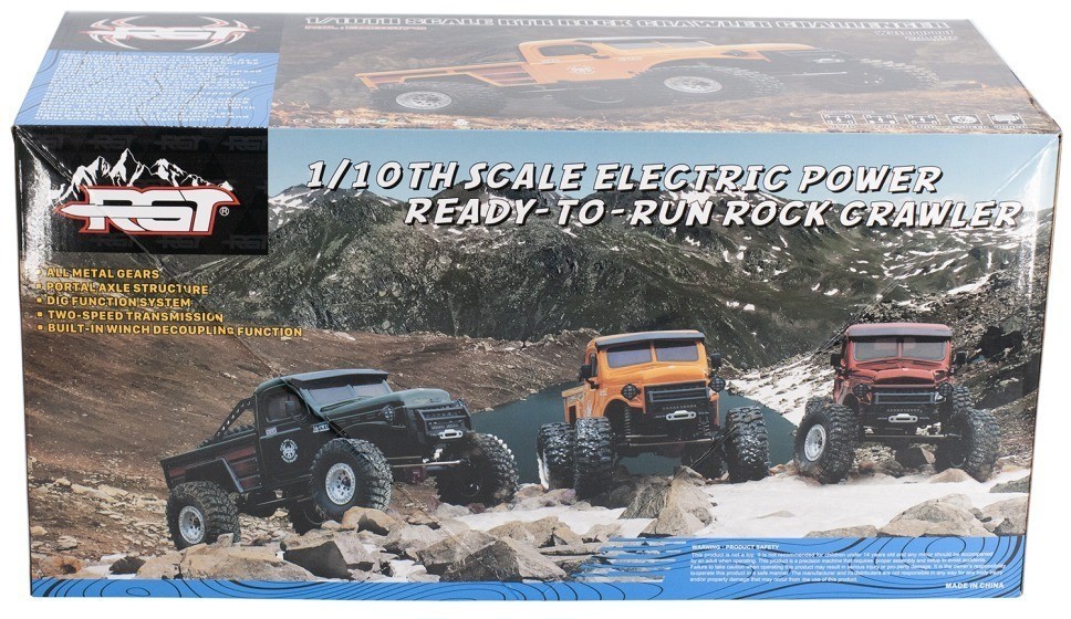 Радиоуправляемый краулер HSP RGT Challenger 4WD 1:10 (EX86170-R86709-1)