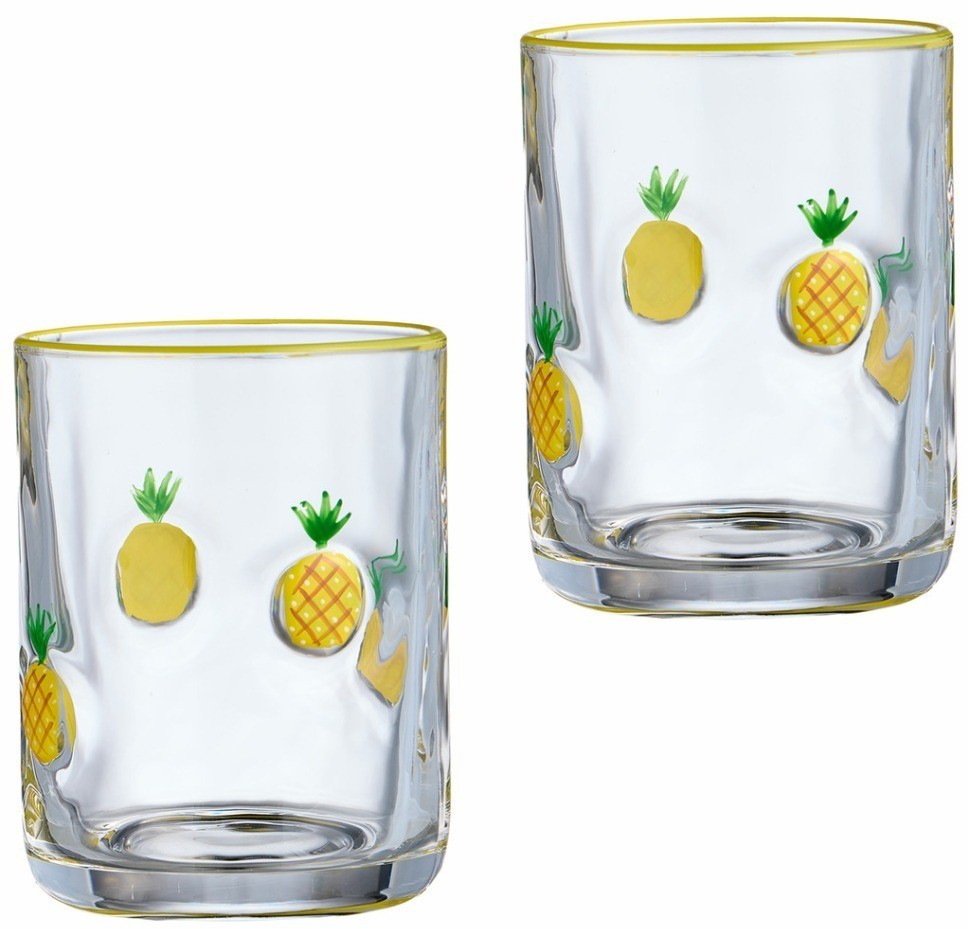Набор стаканов "fruity pineapple" из 2 шт. 400 мл Lefard (685-133)