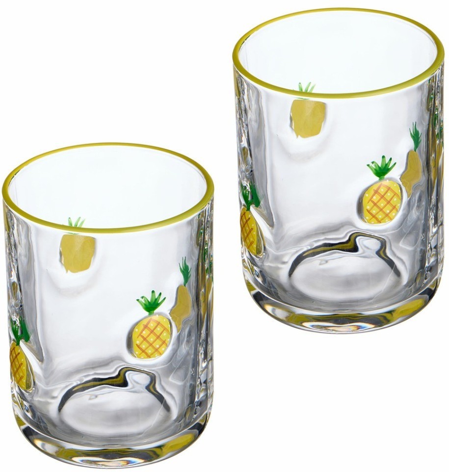 Набор стаканов "fruity pineapple" из 2 шт. 400 мл Lefard (685-133)