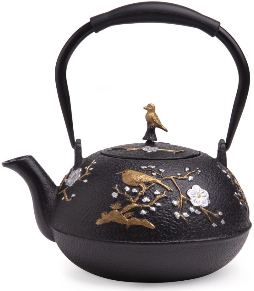 Заварочный чайник чугунный с эмалированным покрытием внутри 1200 мл Lefard (734-1008)