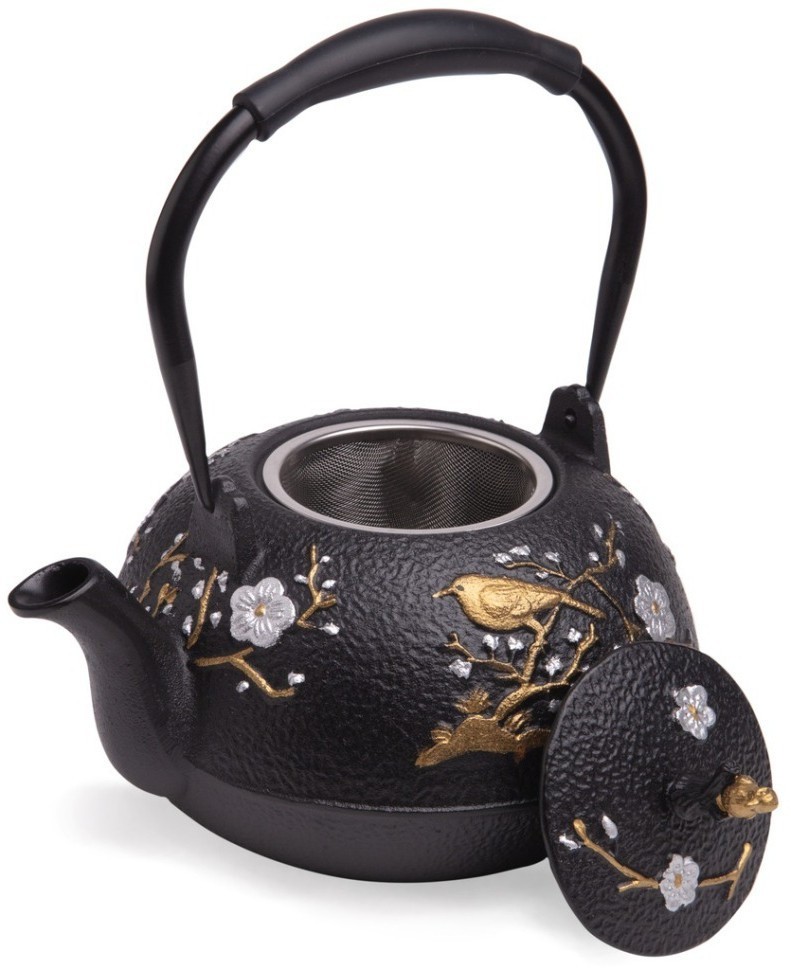 Заварочный чайник чугунный с эмалированным покрытием внутри 1200 мл Lefard (734-1008)