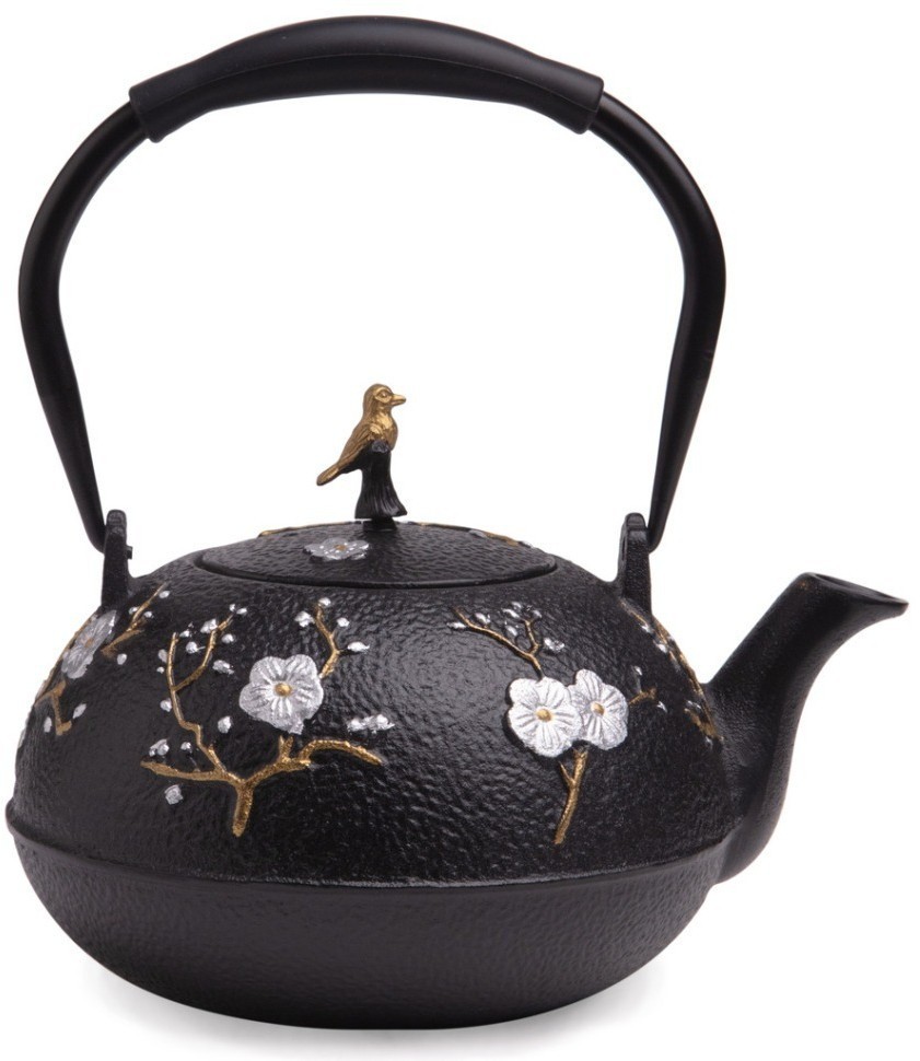 Заварочный чайник чугунный с эмалированным покрытием внутри 1200 мл Lefard (734-1008)