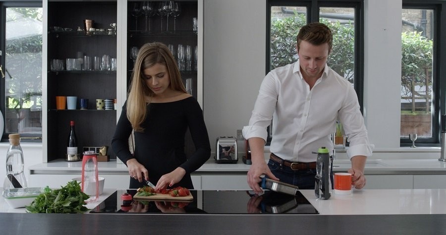 Экобутылка с фильтром eau good duo, 700 мл, серо-голубая (62880)