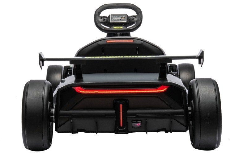 Детский электромобиль дрифт картинг (серый, 12 км/ч, 24V) (AHL007-GREY)