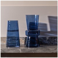 Ваза bronco &quot;glory&quot; blue 14х29 см (698-107)