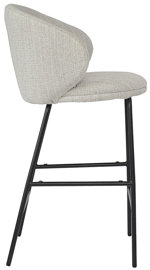 Стул полубарный comfy, рогожка, топленое молоко (77340)