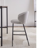 Стул полубарный comfy, рогожка, топленое молоко (77340)