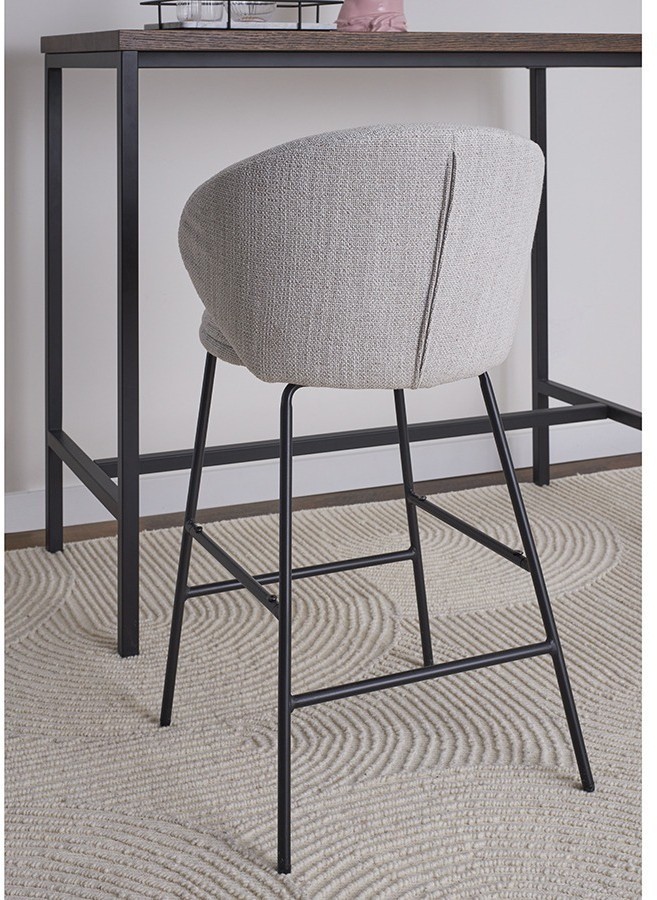 Стул полубарный comfy, рогожка, топленое молоко (77340)