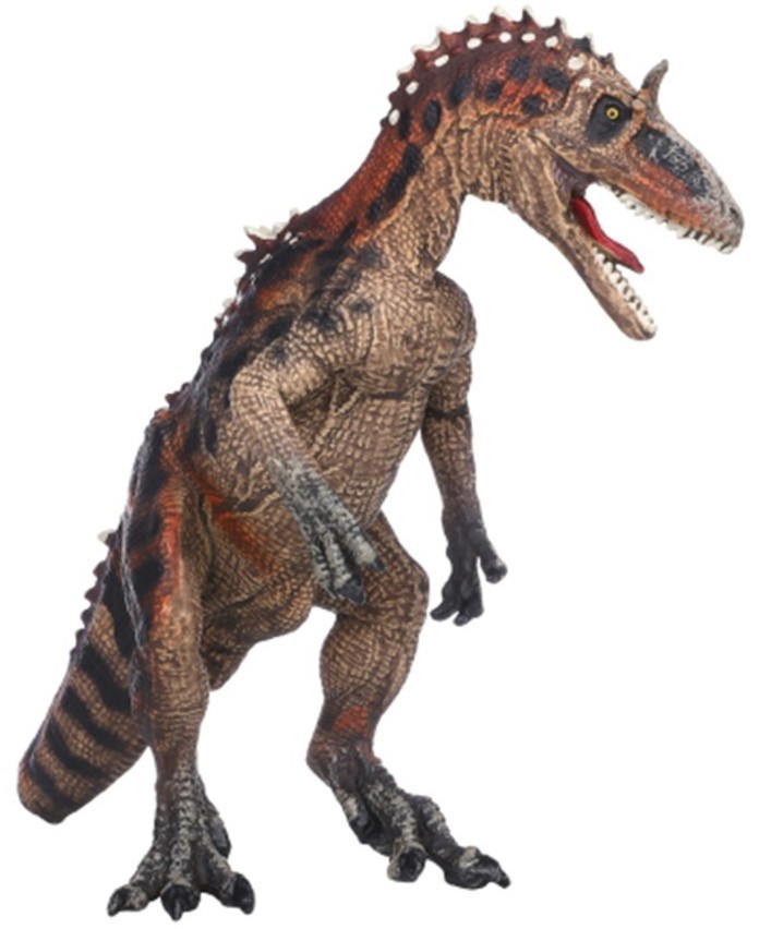 Игровой набор фигурок динозавров серии "Мир динозавров": (набор из 7 предметов со скалой) (MM216-358)