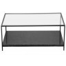 Столик журнальный mayen, 100х50 см, черный (76214)