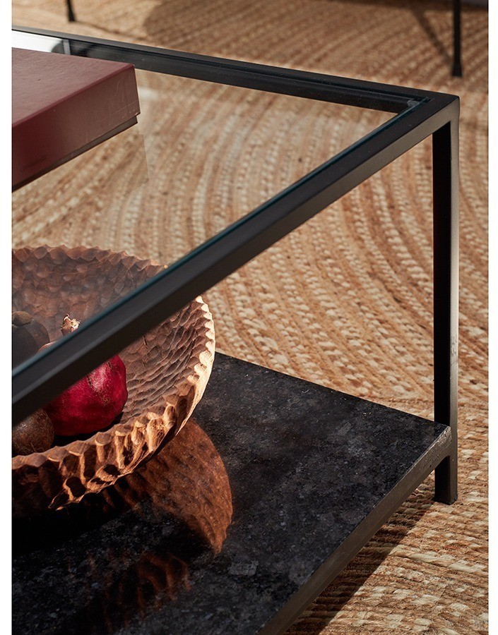 Столик журнальный mayen, 100х50 см, черный (76214)