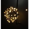Гирлянда роса luca lighting теплый свет на черном  проводе (150 ламп, длина гирлянды 1500 см) (84905)