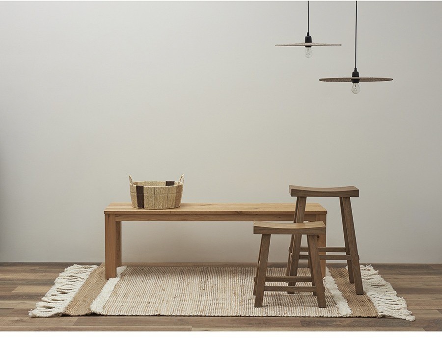 Корзина плетеная круглая bodhran chocolate из коллекции ethnic, размер l (77219)