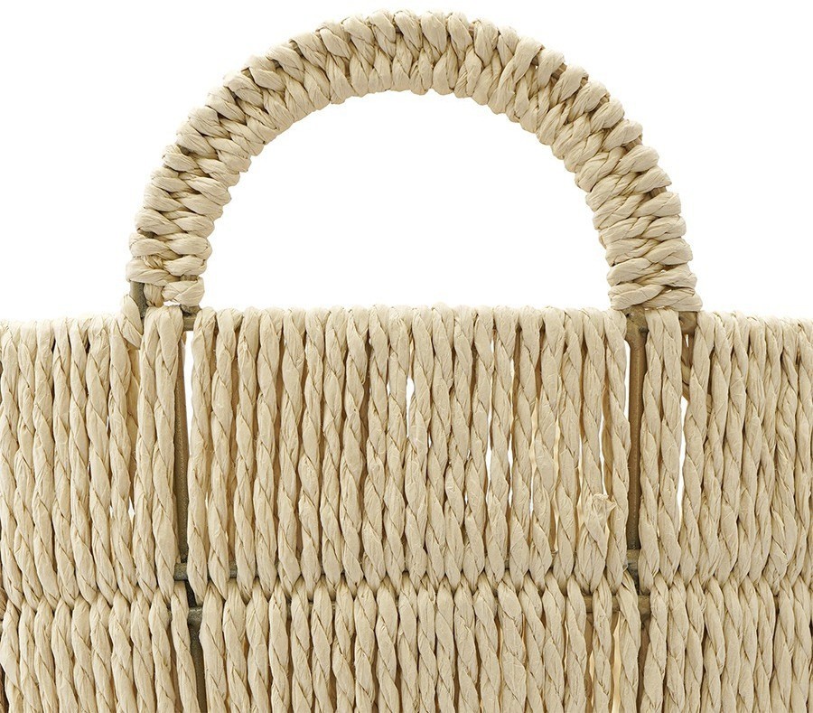 Корзина плетеная круглая bodhran chocolate из коллекции ethnic, размер l (77219)